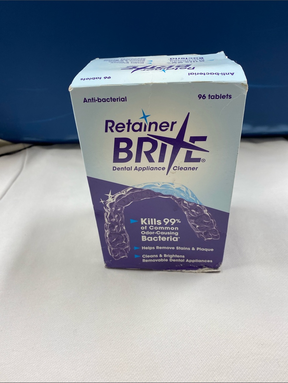 Dental Appliance Cleaner Tablets - Purple (96 ct)